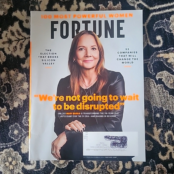 Fortune Magazine October November 2024 Mary Barra 100 Most Powerful Women Change - Picture 1 of 3